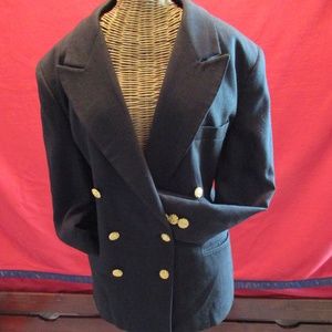 Lady Jefferson Women's black wool Blazer